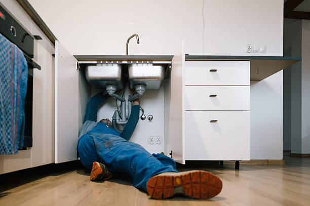 Professional Drain Cleaning technician working in Portsmouth, VA